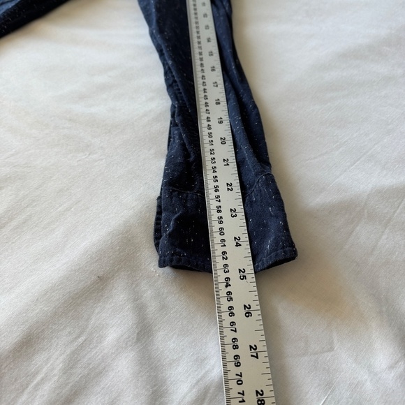 J. Crew Factory Men's M Slim Marled Cotton Button Down Shirt Navy Preppy Office - Picture 11 of 14